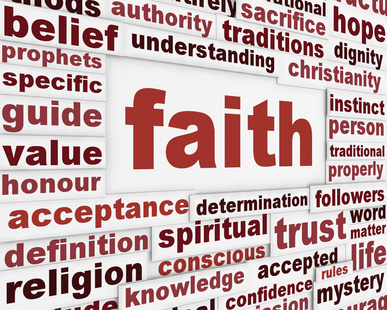 Faith message background
